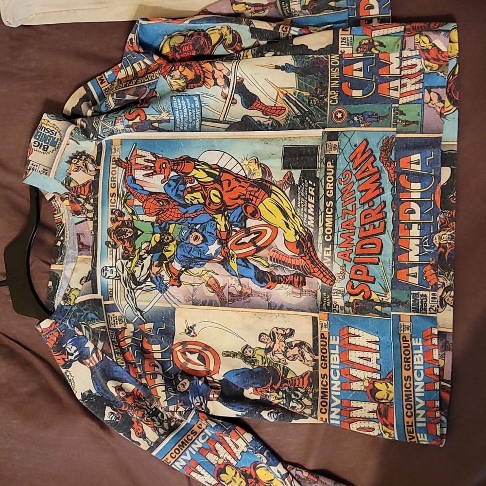 Marvel Vintage Comic Sweater Top
